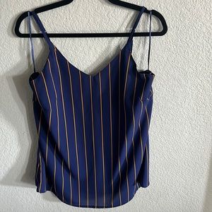 Size L, striped cami